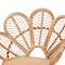 Bali & Pari Eliava Modern Bohemian Natural Rattan Flower Accent Chair 238-13407-ZORO - alternate 4